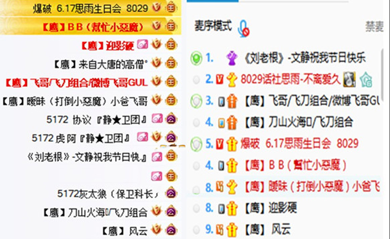 【鹰团】众多神豪国王齐聚5172文静直播间