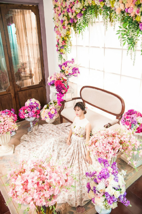 yy美女主播穿越民国的维尼写真照片1