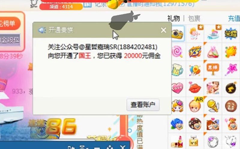 阿哲公司的号专门为阿哲开通国王