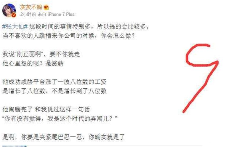 张大仙年收入