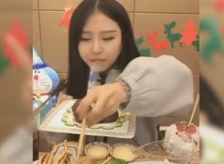 大胃王猫妹妹2017-12-21直播录像回放
