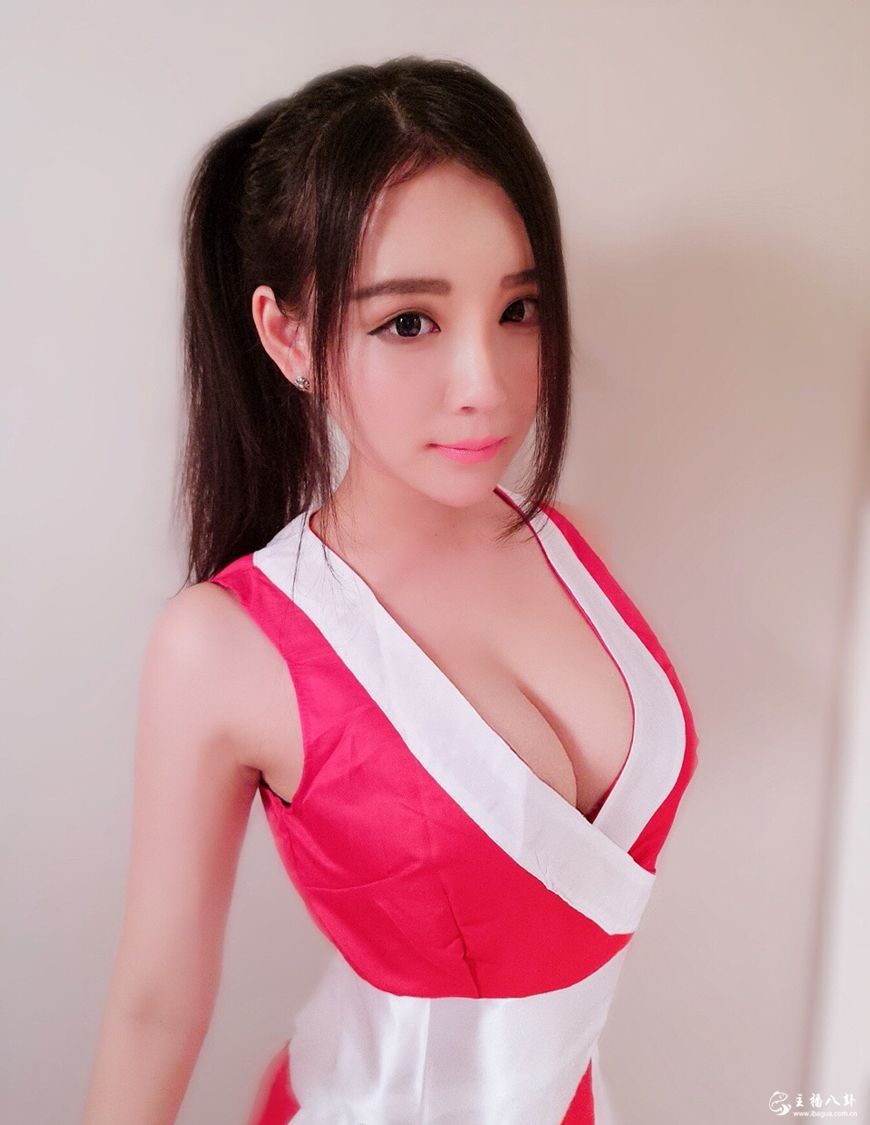 企鹅电竞美女主播艾米酱COS王者荣耀不知火舞照片3
