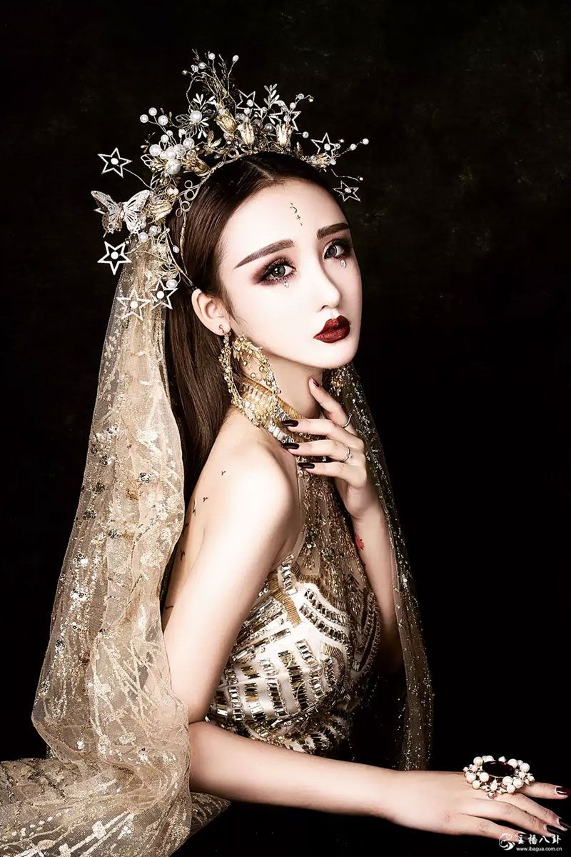 快手红人黑暗萝莉大美性感写真照片2