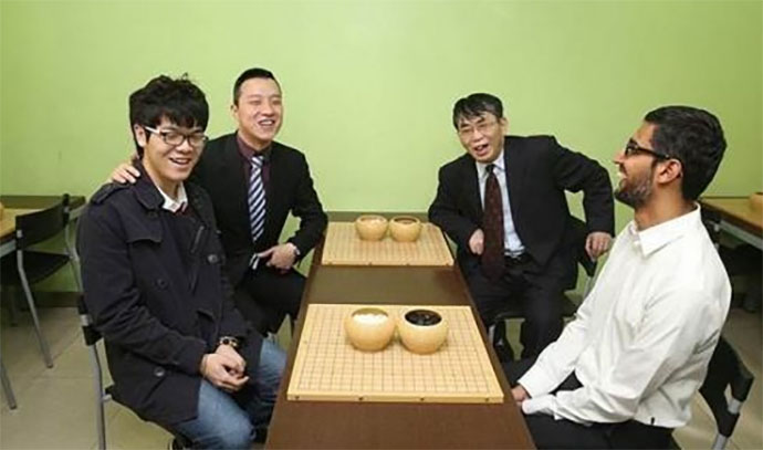 柯洁和古力