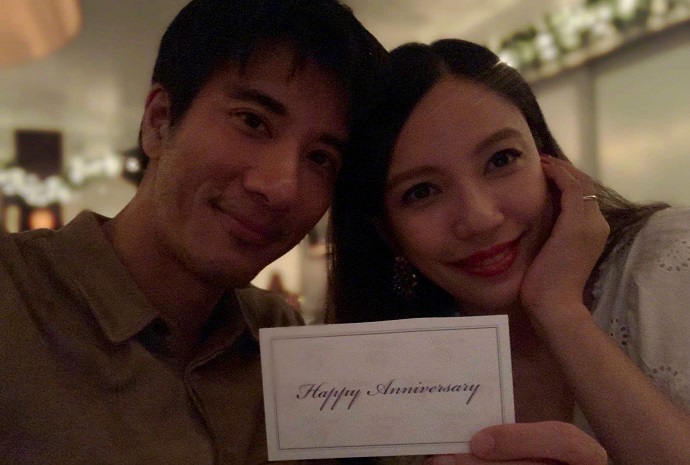 王力宏和妻子李靓蕾