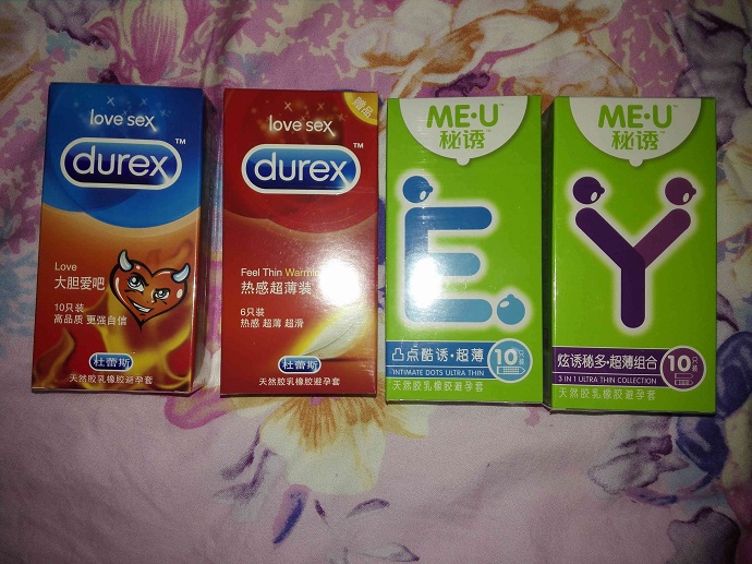 收银台的避孕套各式各样