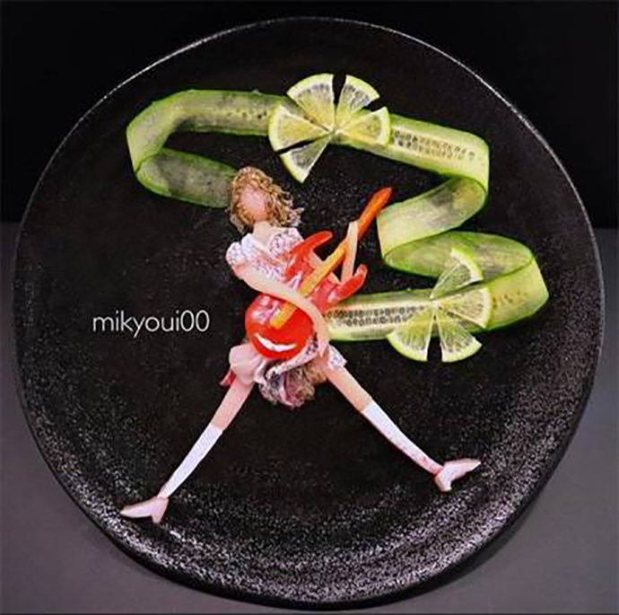 食物艺术家mikyoui的设计