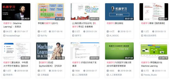 B站学习视频