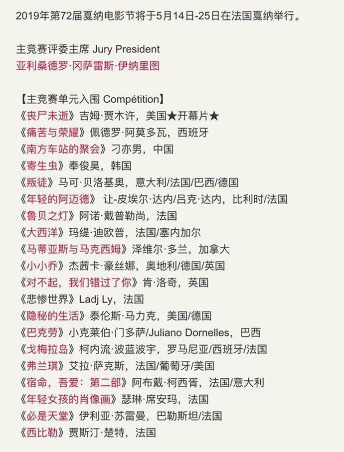 入围电影
