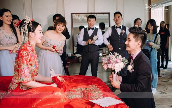 李瑞结婚现场