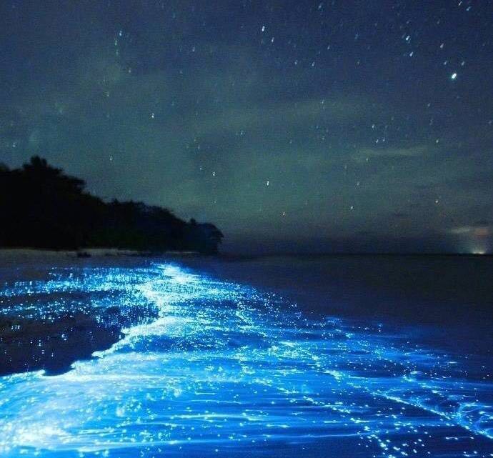 福州平潭荧光海滩