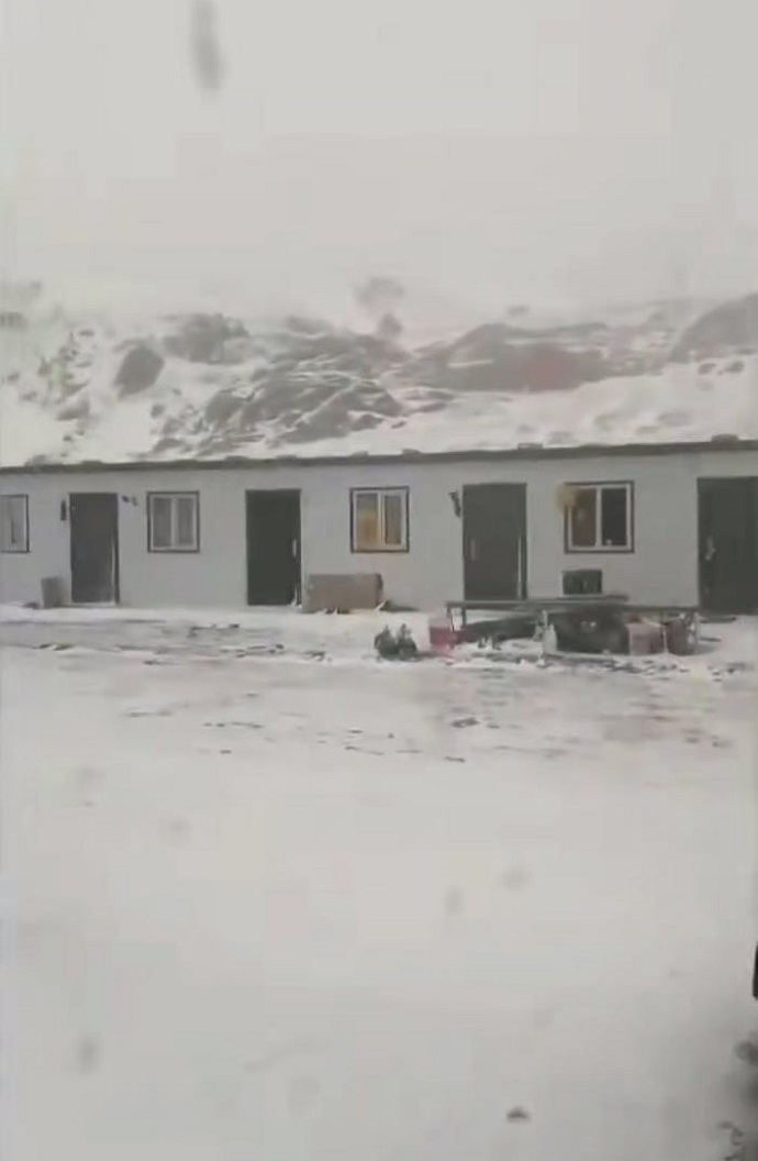 内蒙古乌兰察布雪景