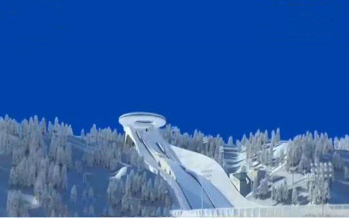 中国首座跳台滑雪中心