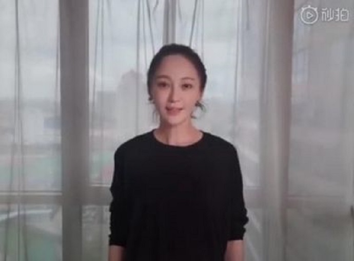 姚笛录制视频截图