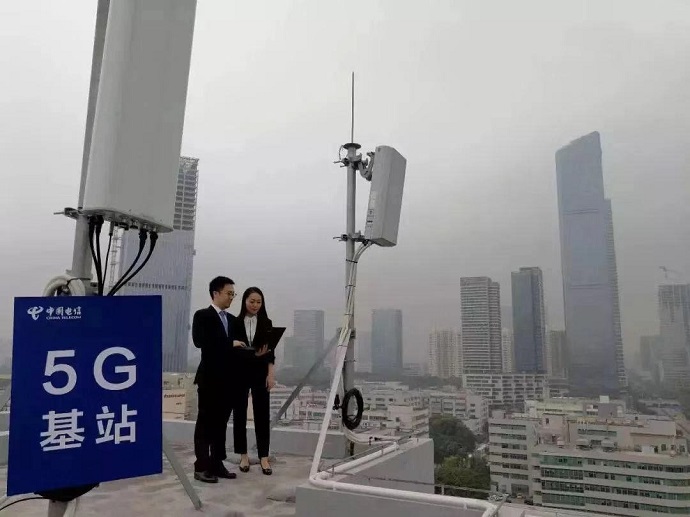 新的5G基站