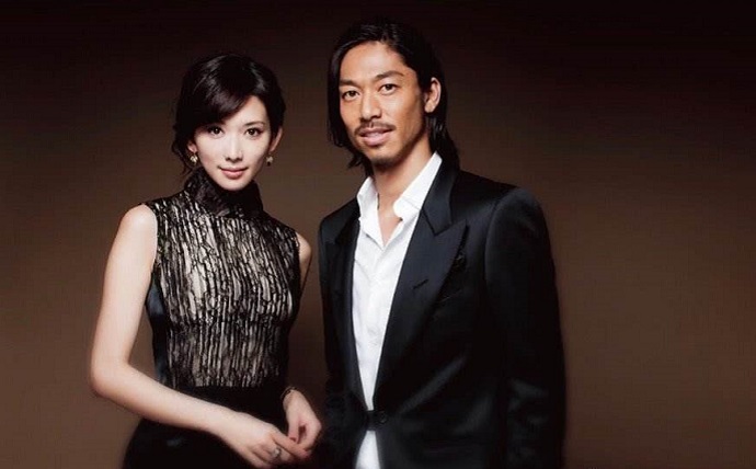 林志玲与结婚对象合照