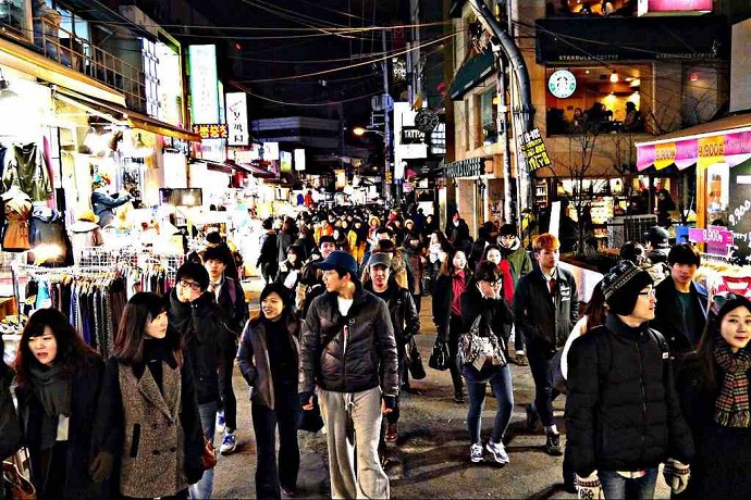 韩国街市