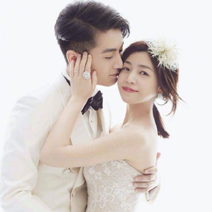 陈晓陈妍希婚纱照
