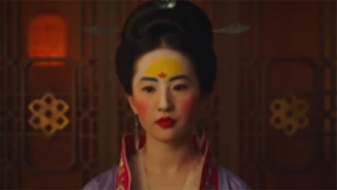 刘亦菲花木兰的妆容