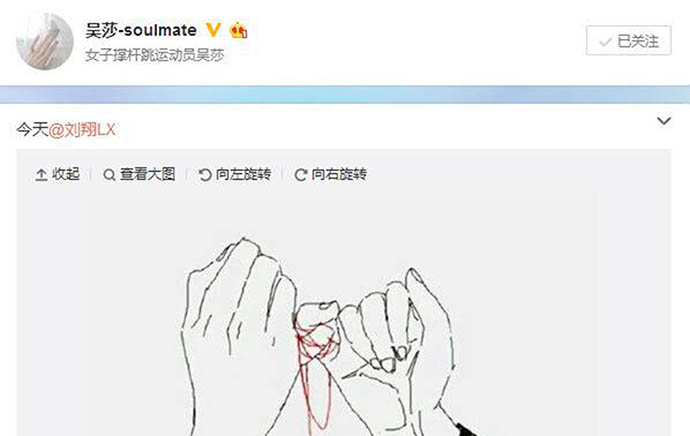 吴莎是谁与刘翔是如何相识