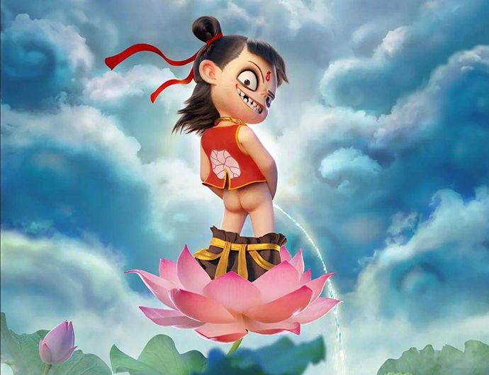 哪吒前期魔童形象
