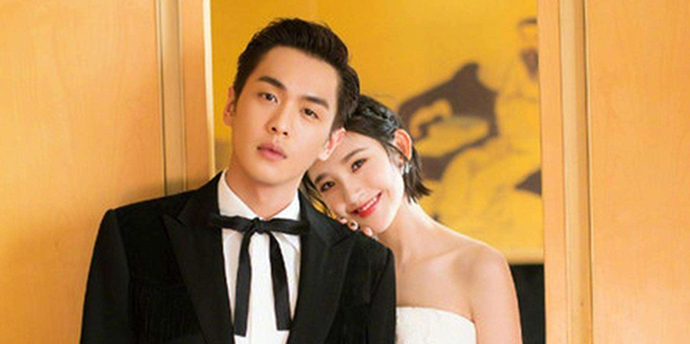 张若昀唐艺昕婚后合体 