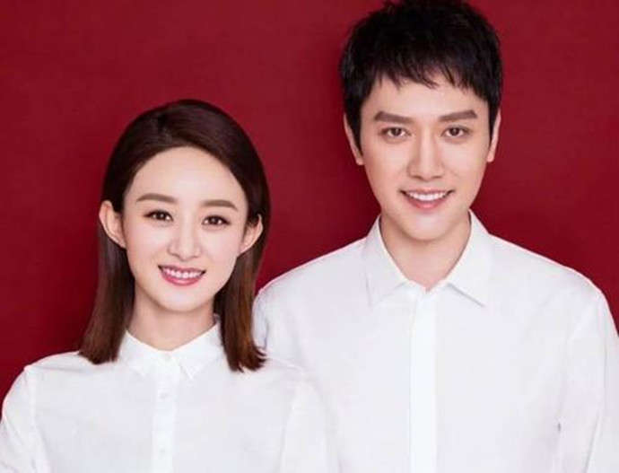 赵丽颖与老公冯绍峰结婚照