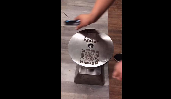 手工耿想出的共享凳子，是个稳赚不赔的好点子