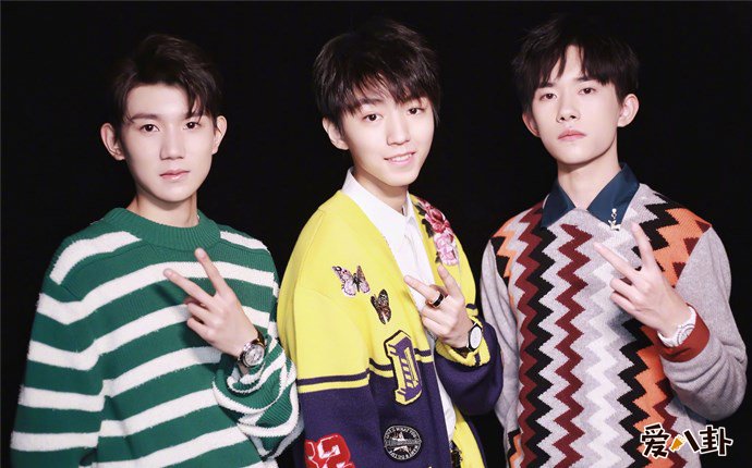 人气偶像组合TFboys成员写真