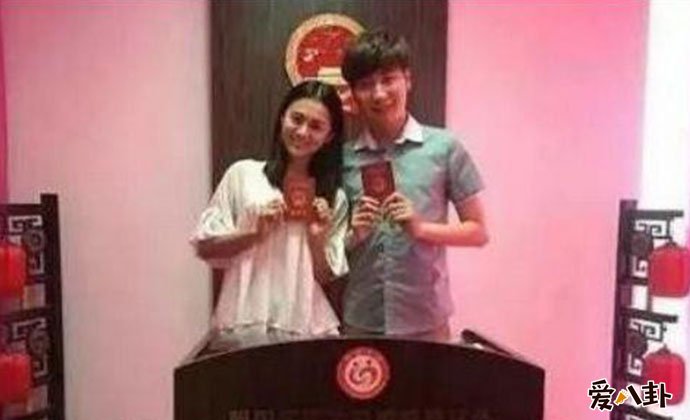 安悦溪领证照片