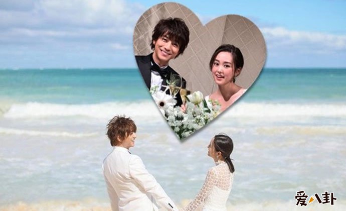三浦翔平婚纱照