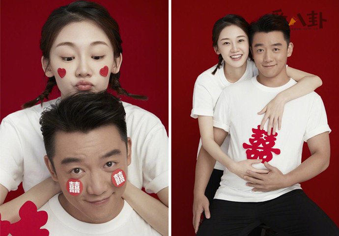 苗苗郑恺结婚照