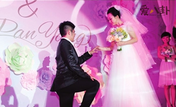 潘阳和老公石磊婚礼