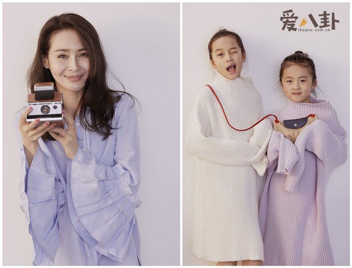 于明加和两个女儿