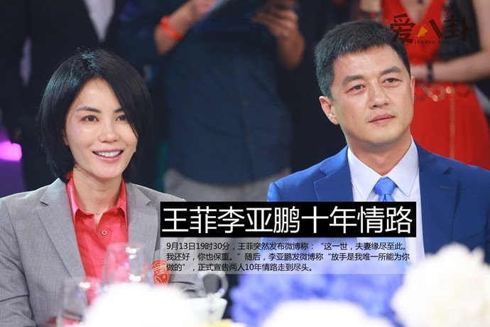 李亚鹏王菲离婚