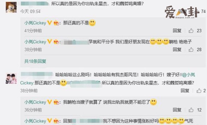 王小岚否认与朱星杰恋情