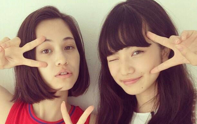 小松菜奈水原希子合照