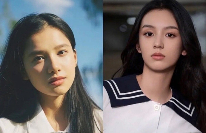 张婧仪周也照片