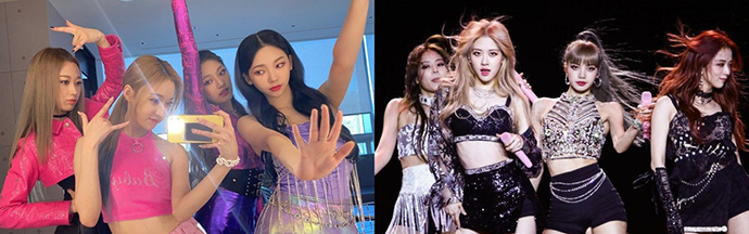 aespa与BLACKPINK